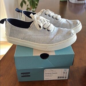 TOMS Drizzle Grey Chambray Sneakers